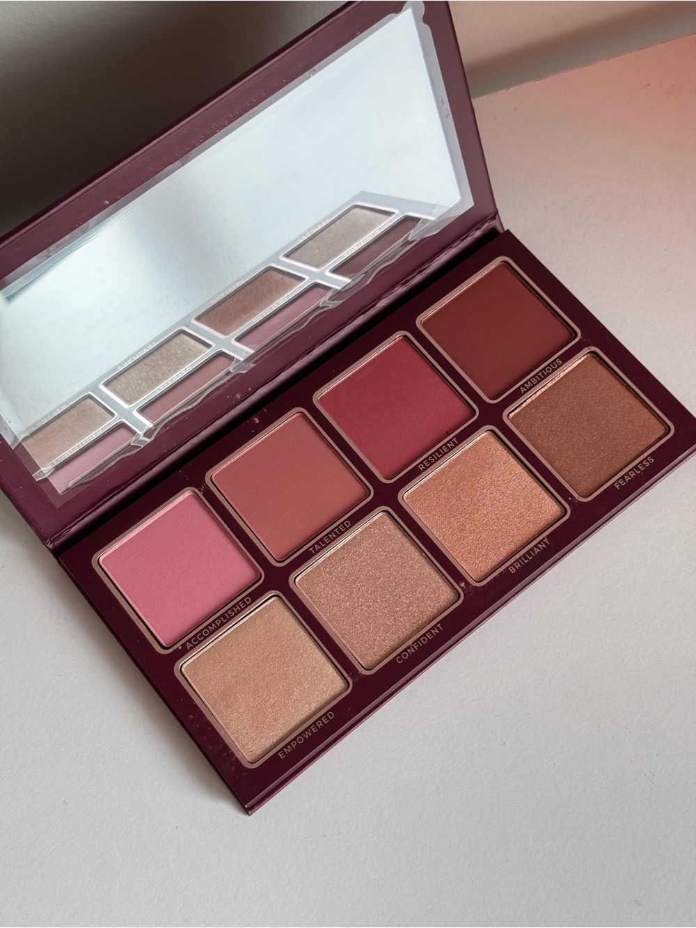 Blinc Glow Getter Face Palette 4 Blushes 4 Highlighters